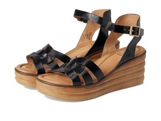 Miz Mooz Ozzie Womens Wedge Shoes Black : EU 40 (US Womens 9-9.5) B - Medium, Leather/Rubber