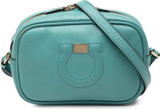 Ferragamo Pre-owned Ferragamo Leather Gancini Camera Bag Ladies GU-21H 006