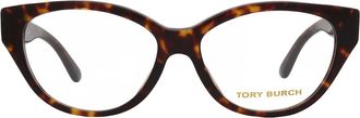 Tory Burch Demo Irregular Ladies Eyeglasses TY2123U 1728 53