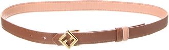 Fendi Fendi Ff Diamonds Reversible Leather Belt