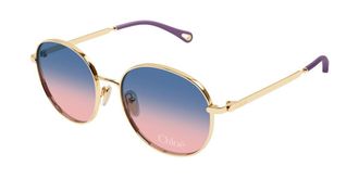 Chloé CH0325SK Asian Fit 003 Womens Sunglasses Gold Size 56