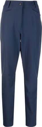 Rossignol performance track pants - women - Elastane/Polyamide - L - Blue