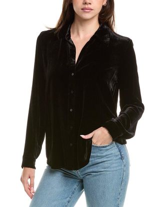 L'agence Argo Silk-Blend Shirt