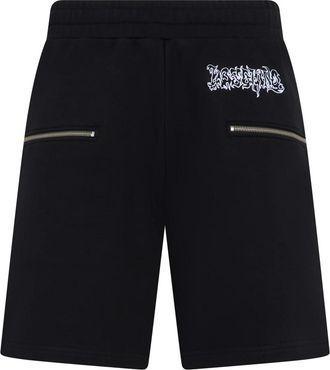 Moschino Sporty Shorts - Heren - Korte Broeken - Zwart - S - Katoen - Korte Broeken