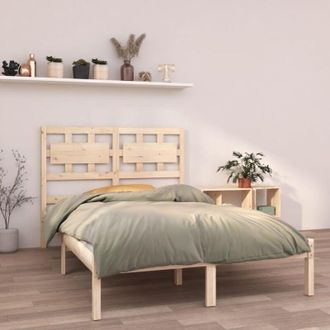 vidaXL Estructura De Cama Madera Maciza De Pino 120x200 Cm Vidaxl