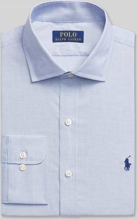 Polo Ralph Lauren Slim Fit Businesshemd aus reiner Baumwolle in Hellblau, Gr&ouml;&szlig;e 39,5