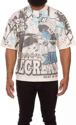 Icecream Suppressor Graphic T-Shirt in Antique White at Nordstrom, Size Xx-Large