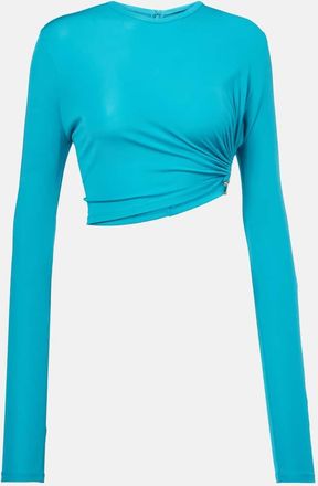 CHRISTOPHER ESBER Top cropped in jersey