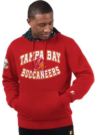 Starter Mens Starter Red Tampa Bay Buccaneers Thursday Night Gridiron Vintage Logo Pullover Hoodie at Nordstrom, Size Xx-Large