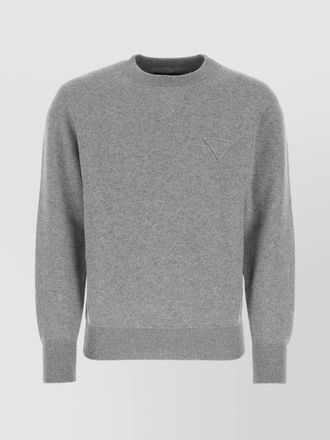 Prada ribbed crew-neck cashmere blend sweater