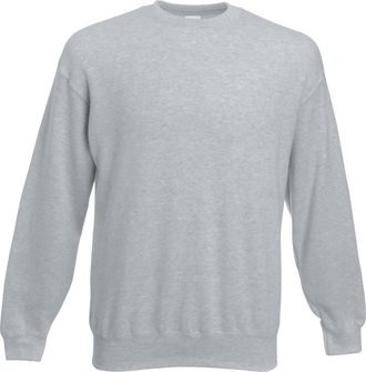 Fruit Of The Loom Unisex Premium 70/30 set-in sweater (Heather Grijs)