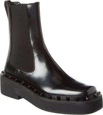 Valentino M-Way Rockstud 50 Leather Bootie