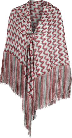 Missoni Patterned Fringed Shawl in Multicolor Viscose