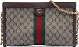 Gucci Pre-owned Shoulder Bags, female, Brown, Size: ONE SIZE Pre-owned Chain Shoulder Bag
