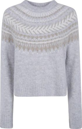 Barbour Jersey Annette Fair Isle con cuello redondo - Knitwear - Mujer - Multicolor - L