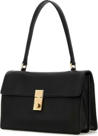 Prada Womens Black Leather Handbag Nero Vitello Borse A Mano Bag