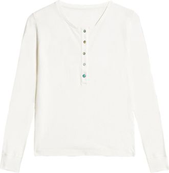 Fortela WCoralie Serafino Long Sleeve T-Shirt in White at Nordstrom, Size X-Small Eu
