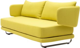 Soft Line Jasper Schlafsofa, gelb (Stoff Filz 847)