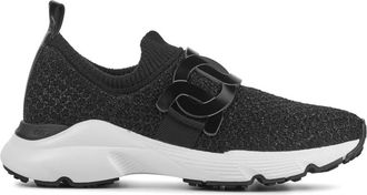 Tod's Zwarte Stoffen Sneakers - Dames - Sneakers - Zwart - 35 EU - Schoenen