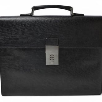 Gucci Black Leather Briefcase (Pre-Owned)