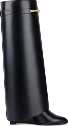 Givenchy Shark Pinch Tall Boot in Black at Nordstrom, Size 6.5Us