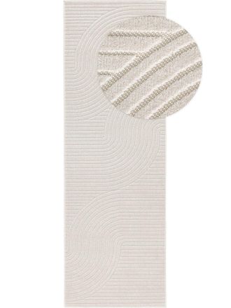 benuta Alfombra de pasillo exterior crema 80x240