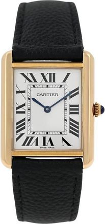 Cartier Pre-owned Cartier Tank Solo Silver Dial Mens Watch W1018855