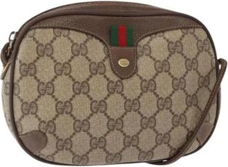 Gucci Pre-owned Cross Body Bags, female, Beige, Size: ONE SIZE Pre-owned Vintage Cross Body Bag