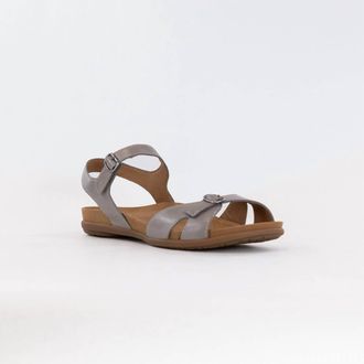 Dansko Womens Judith Sandal In Stone Calf