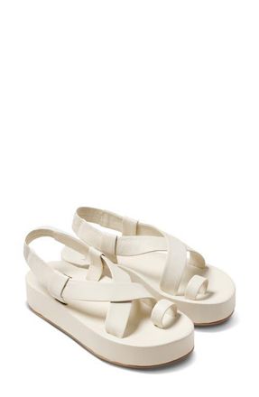 beek Caracara Platform Sandal in Vanilla at Nordstrom, Size 9
