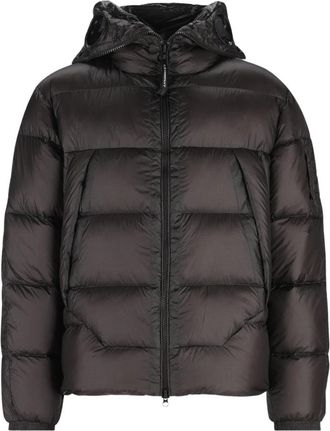 C.P. Company Explorer Down Jacket - Heren - Gewatteerde jassen - Zwart - L - Nylon - Jassen