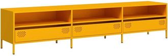 vidaXL Vidaxl - tv Cabinet Mustard Yellow 202x39x43.5 cm Cold-rolled Steel