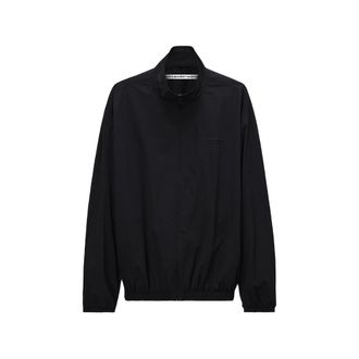 Alexander Wang Logo-embroidered Zip-up Jacket