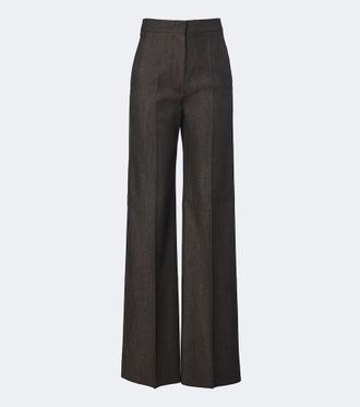 Max Mara Virgin wool wide leg pants