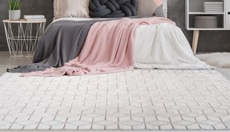 Calo Deluxe Teppich »Jardan-1000« rechteckig 20 mm Höhe besonders weich durch Microfaser, Wohnzimmer