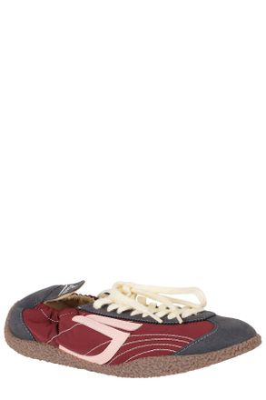 Puraai 9.01 Corsa Running Fabric-Leather Sneakers
