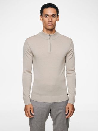 Gentiluomo Beige half zip
