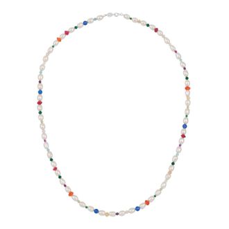 Dower & Hall Mens Carnival Mixed Gemstone Necklace