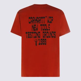 Carhartt Work in Progress Mens T-Shirts And Polos Oxide Red