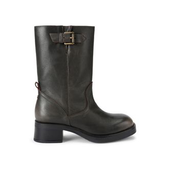 Kurt Geiger Womens Leather Trident Boots - Brown - Size UK 5
