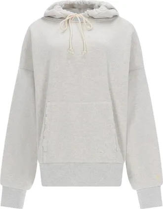 Golden Goose Star Cotton Heathered Oversized Hoodie
