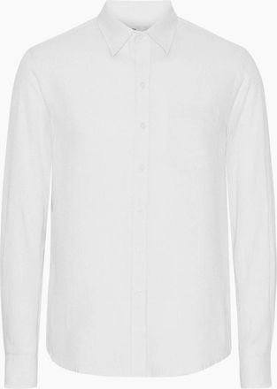 Colorful Standard Mens Colorful Standard Mens Short Sleeve Linen Shirt - Optical White - Size: 40/Regular