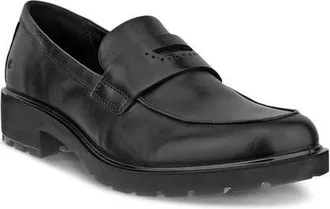 Ecco Metropole Vienna Penny Loafer in Black Leather at Nordstrom, Size 36