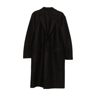 Harris Wharf London Dropped Shoulder Chester Coat - Heren - Mantel - Bruin - M - Wol - Jassen