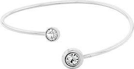 Calvin Klein Pulsera de acero inoxidable y cristal