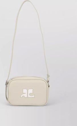 Courr&egrave;ges r&eacute;&eacute;dition leather shoulder bag