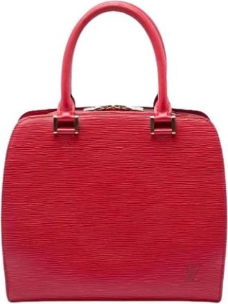 Louis Vuitton Pre-owned Pont Neuf - Dames - Vintage Handtas - Rood - ONE Size - Leer - Vintage