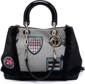 Dior Pre-owned Dior Denim Patch D Light Satchel Ladies GT2C4NBXHWNFPPQ2