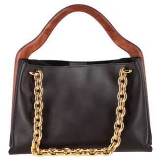 Bottega Veneta Pre-owned Handbags, female, Black, Size: ONE SIZE Pre-owned Leather totes