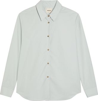 Khaite Argo Cotton Shirt - Blue Light - S (UK8-10 / S)